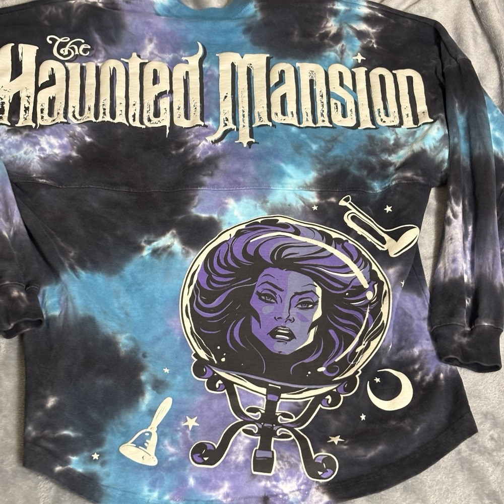 Disney Parks Spirit‎ Jersey Haunted Mansion Madame Leota Tie-Dye Extra Small
